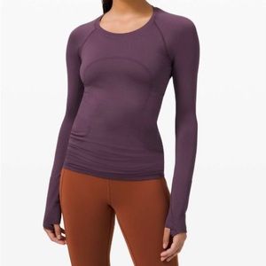 Swiftly LS in grape thristle